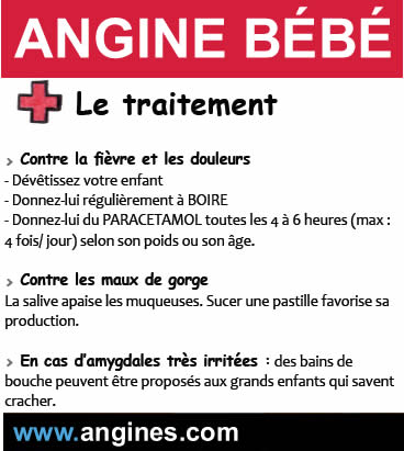 Angines : Angine chez le bébé